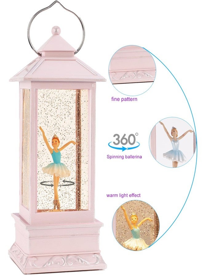 PEATOP كرات ثلجية لعيد الميلاد مقاس 11 بوصة، هدية مثالية للفتيات راقصات الباليه، كرة ثلجية موسيقية على شكل راقصة باليه، زينة عيد الميلاد، إضاءة، مؤقت 6 ساعات، صندوق موسيقي لامع، ديكور منزلي احتفالي - Image 3